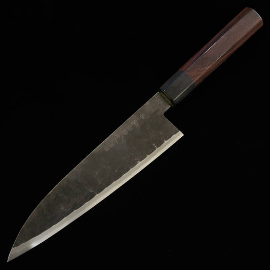 TAKEDA Hamono – Couteau Mi-Oroshi Deba (taille moyenne) – Acier Hitachi Aogami Super (170–190 mm) – Forgé à la main à Bitchū