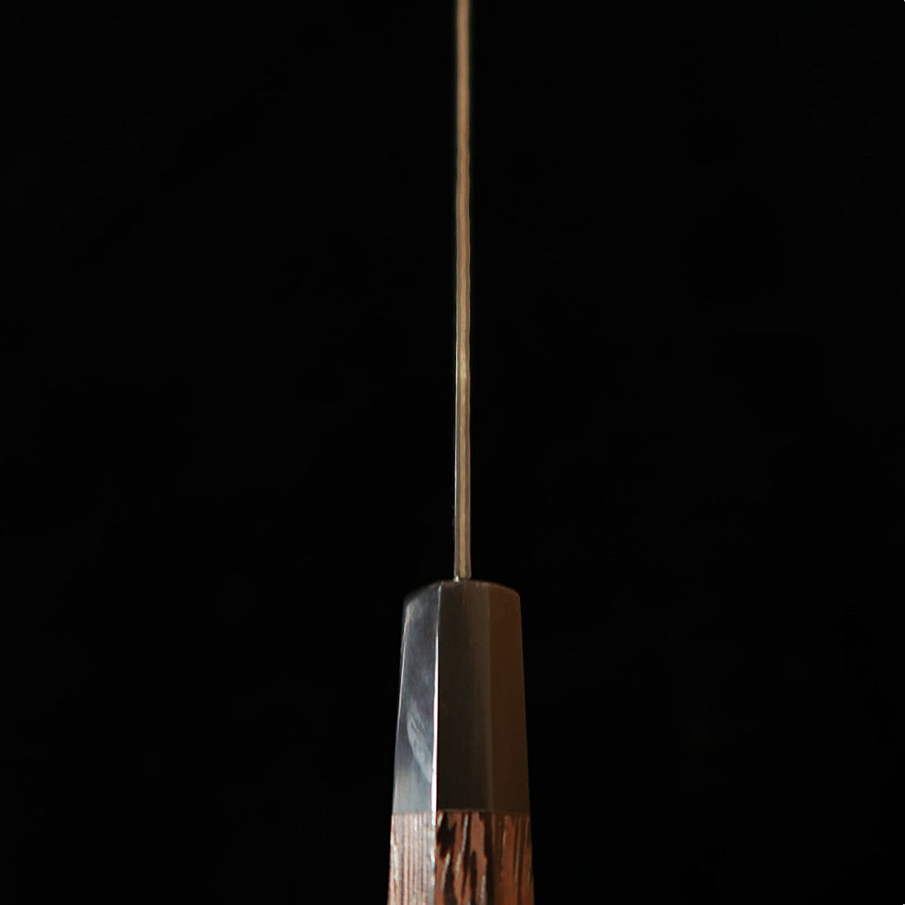 三浦 MIURA ペティ VG10 黒染 鎚目ダマスカス　ウェンジ八角柄 （150mm）