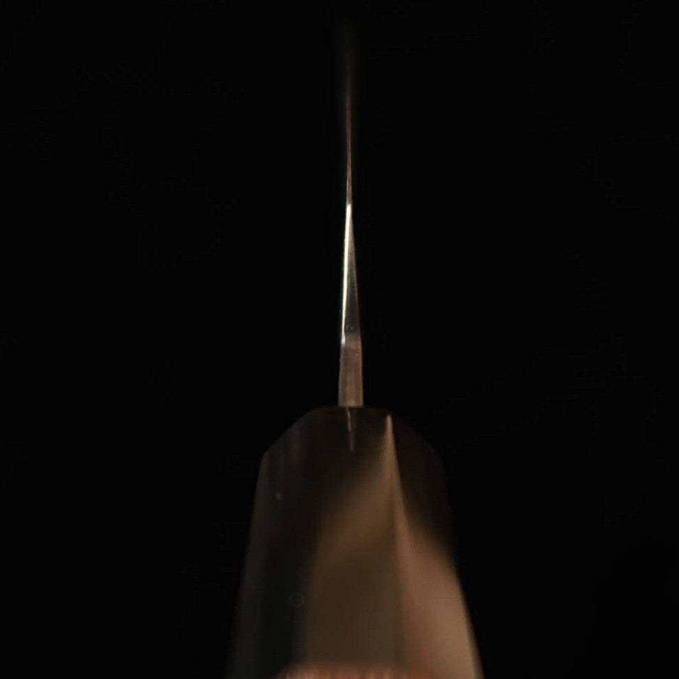 Miura Petty VG10 Blackened Tsuchime Damascus Wenge Octagonal Handle (150mm)