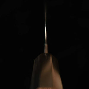 Miura Petty VG10 Blackened Tsuchime Damascus Wenge Octagonal Handle (150mm)
