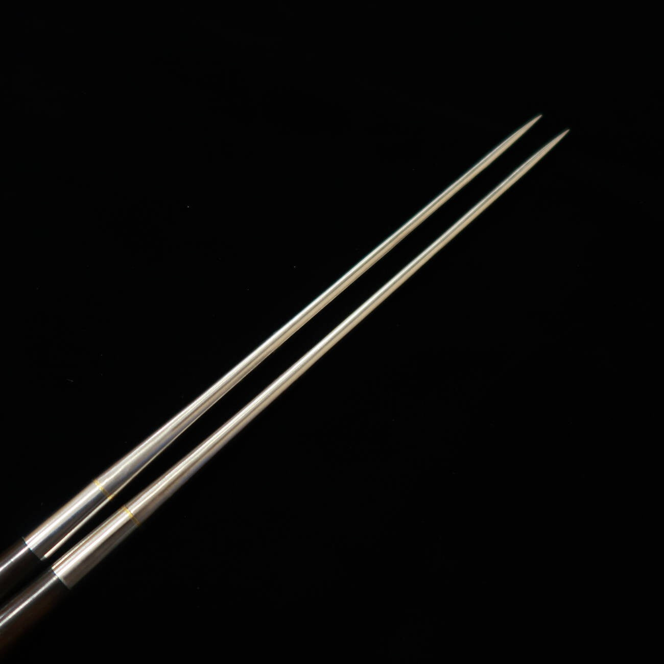 Baguettes de dressage - Titane, manche en ébène (180 mm)