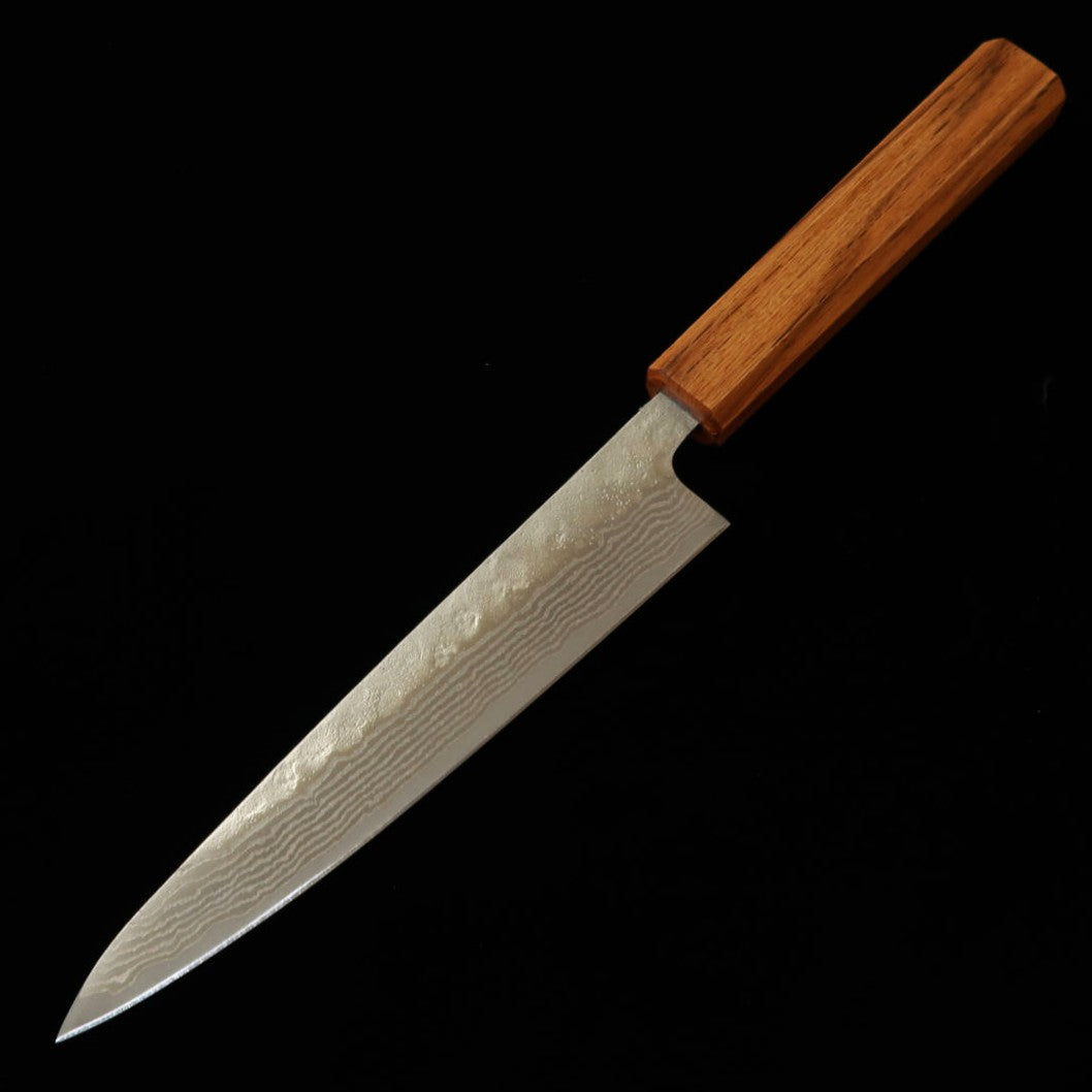 Miura MIURA Petty 440C Fosco Damasco Cabo octogonal em carvalho (150 mm)