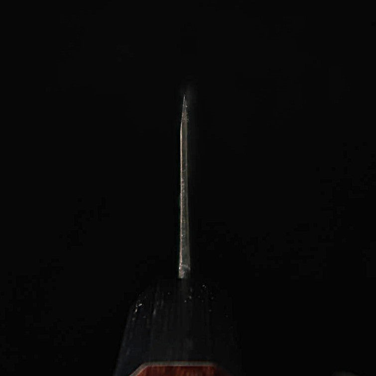 Takeda Hamono TAKEDA - Forja artesanal de Bitchū - Sujihiki/Yanagiba de doble filo, extra grande, acero Hitachi Aogami Super (270 mm)