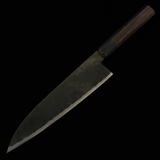 Takeda Hamono TAKEDA Forja a mano de Bitchū Sasa no Ha (mediano) Acero azul super Hitachi (210 mm)