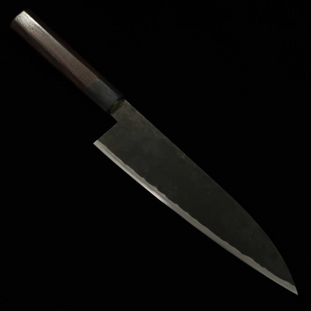 TAKEDA Couteau forgé à la main Bitchu Sasano (Moyen) Acier Hitachi Aogami Super (210 mm)