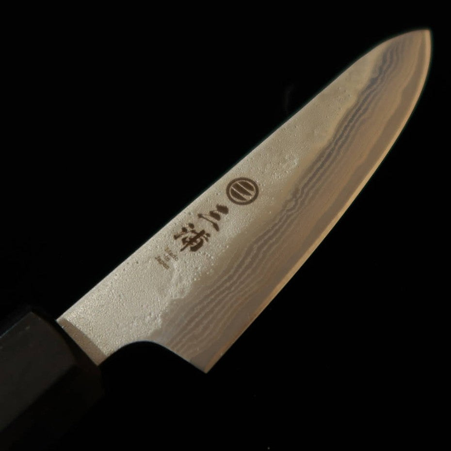 Miura MIURA Petty 440C Fosco Damasco Cabo octogonal de cerejeira (80 mm)