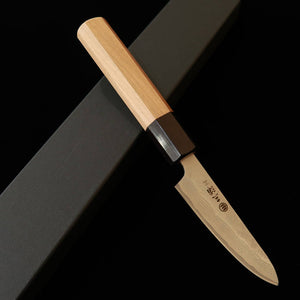 Miura MIURA Petty 440C Fosco Damasco Cabo octogonal de cerejeira (80 mm)