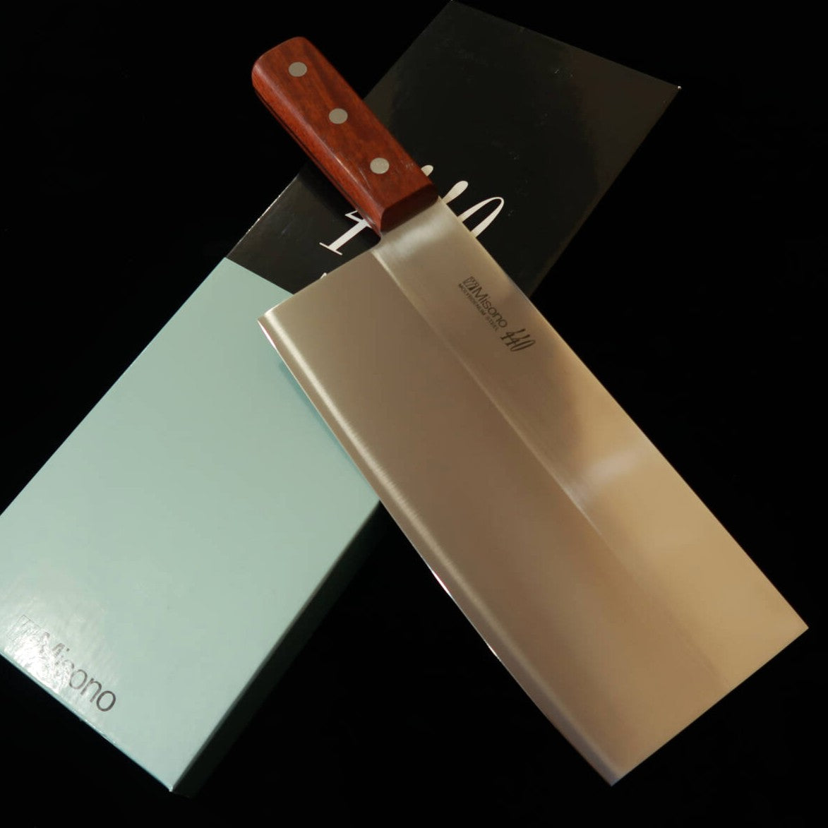 MISONO Couteau chinois 440 sans mitre No.882 (220 mm)