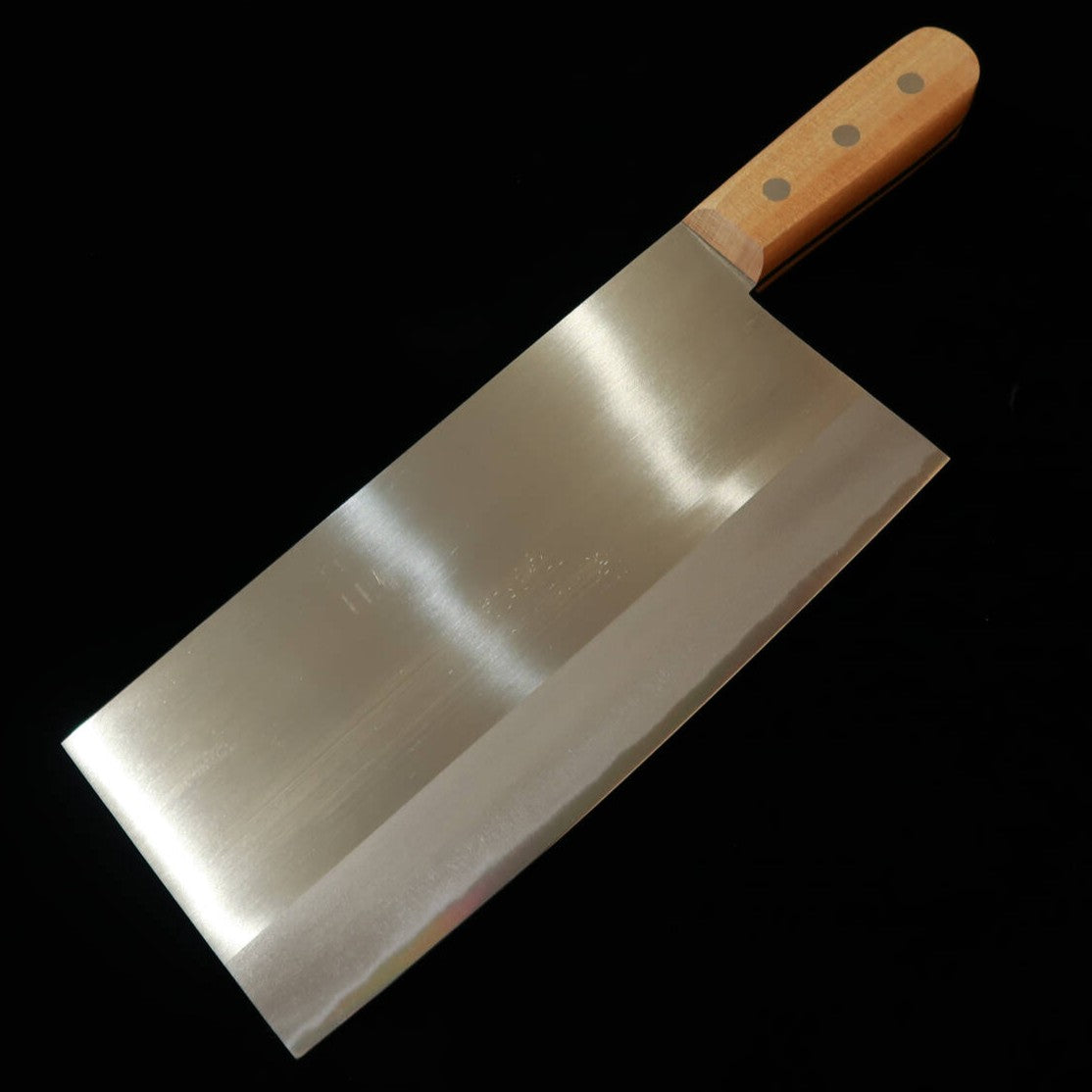 SAKAI KIKUMORI Shirogami No.2 Faca Chuka Média (220mm)