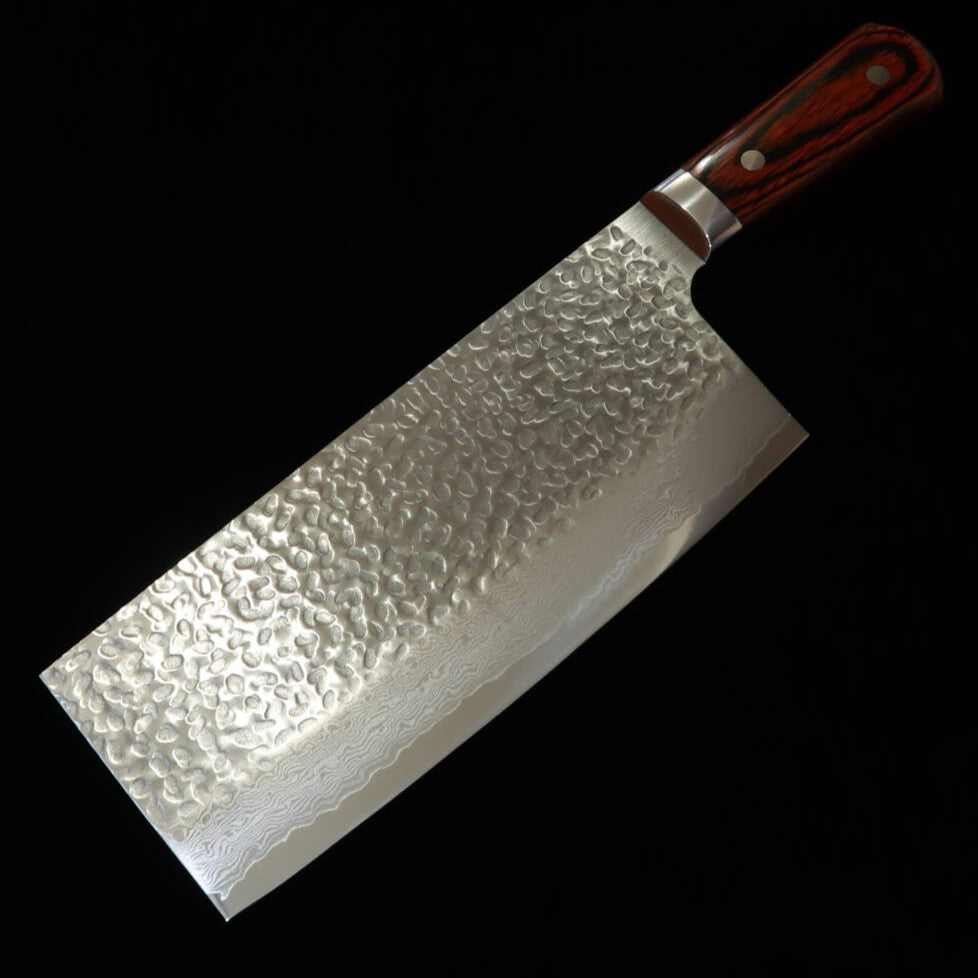 Sakai Takayuki couteau chinois VG-10 Damas 33 couches martelé (195 mm)