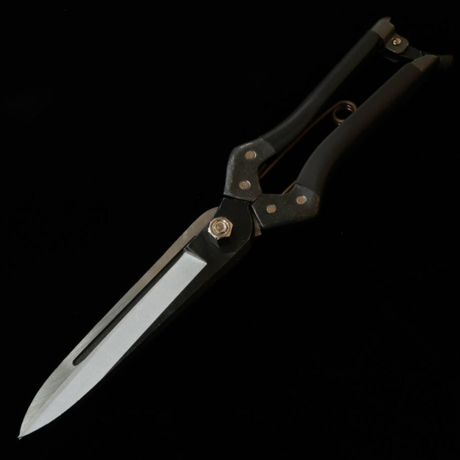 Ciseaux de jardinage – taille‑haies Yasunori, acier rapporté, finition noire, en boîte (260 mm)