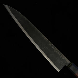 TAKEDA Cutelaria, forja artesanal de Bitchu, lâmina Sasano, aço Hitachi Aogami Super (240mm)