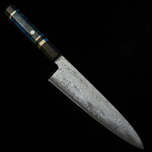 MIURA OBIDAMA Gyuto Silver 3 Damascus Stabilized Wood Handle (210mm)
