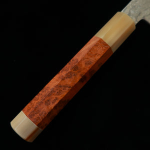 MIURA OBIDAMA Gyuto Silver 3 Damascus Bubinga Wood Handle (240mm)