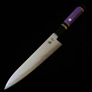 三浦MIURA 牛刀 ZDP189 ショット カスタムハンドル（210mm）