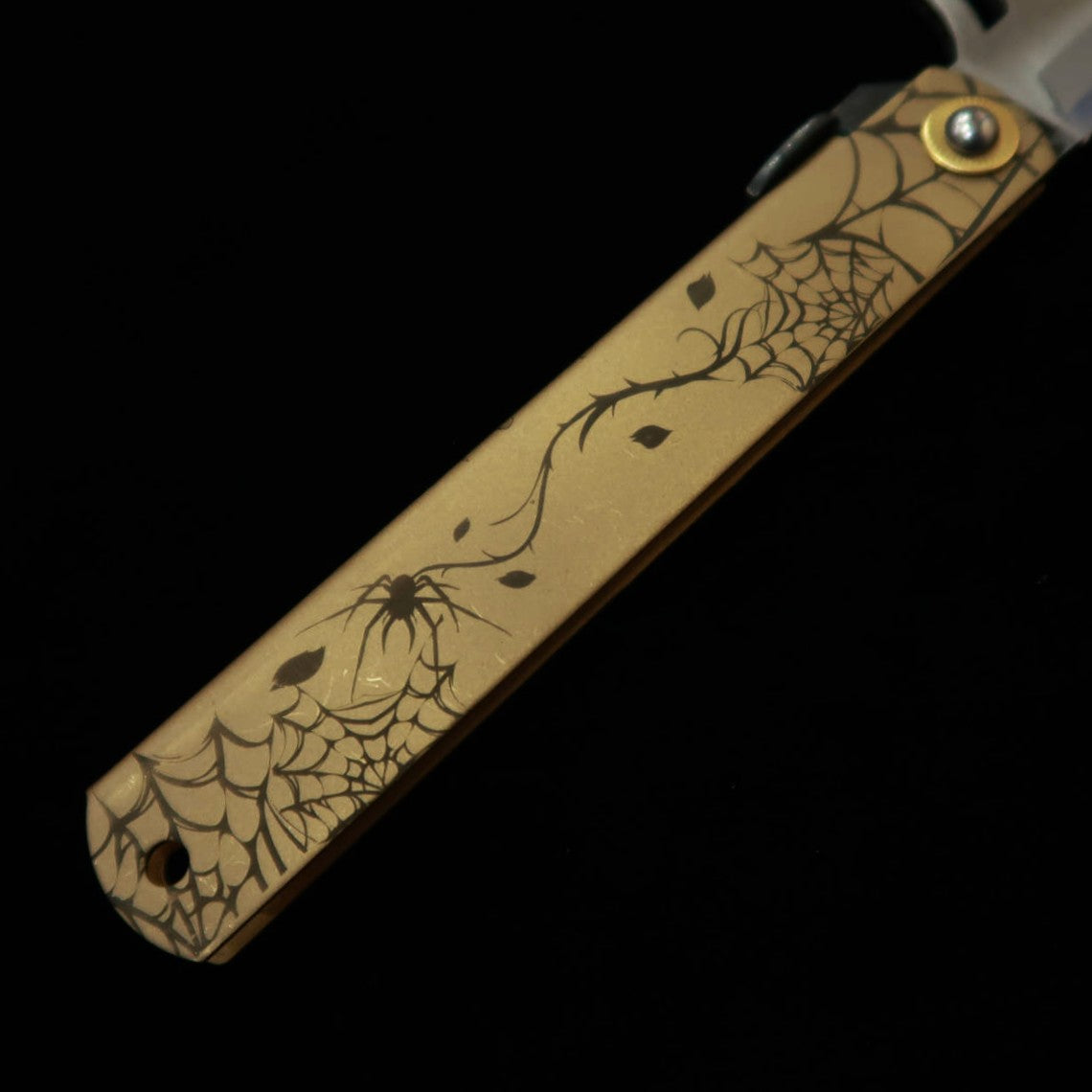 Cuchillo plegable HIGONOKAMI Araña Aogami (120mm)