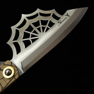 Cuchillo plegable HIGONOKAMI Araña Aogami (120mm)