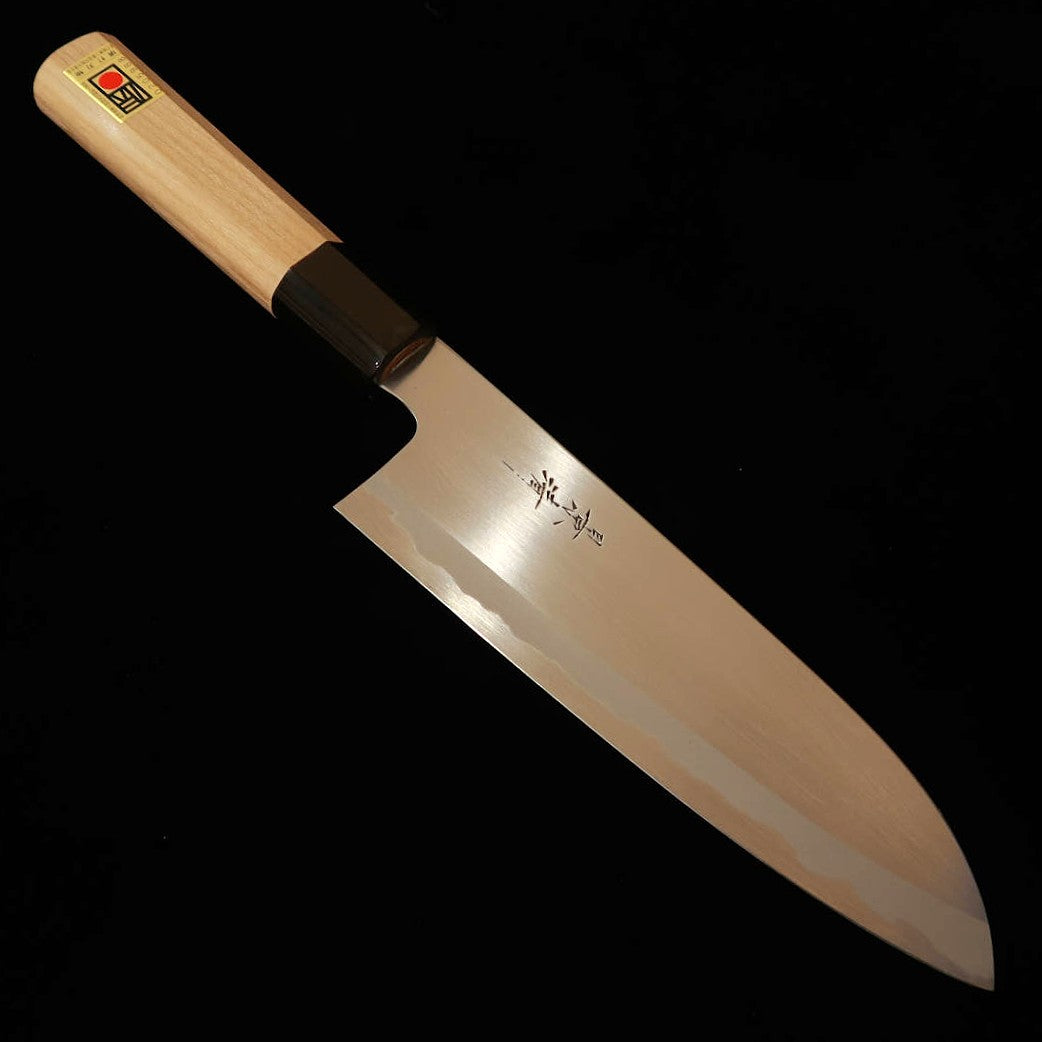 KAGEKIYO Utage Wa-Santoku, acero Yasugi, mango semicircular de cuerno de búfalo (180 mm)