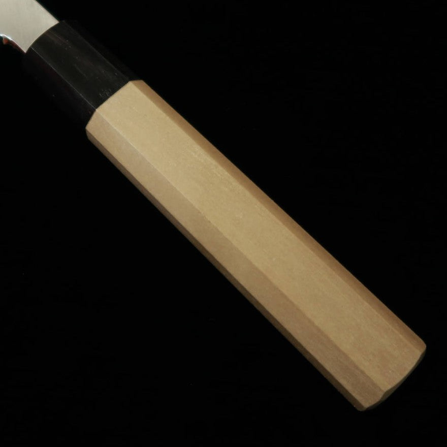 MIURA Miura Yanagiba Gin3 para zurdos, Kasumi, mango octogonal de cuerno de búfalo y magnolia (210-270 mm)