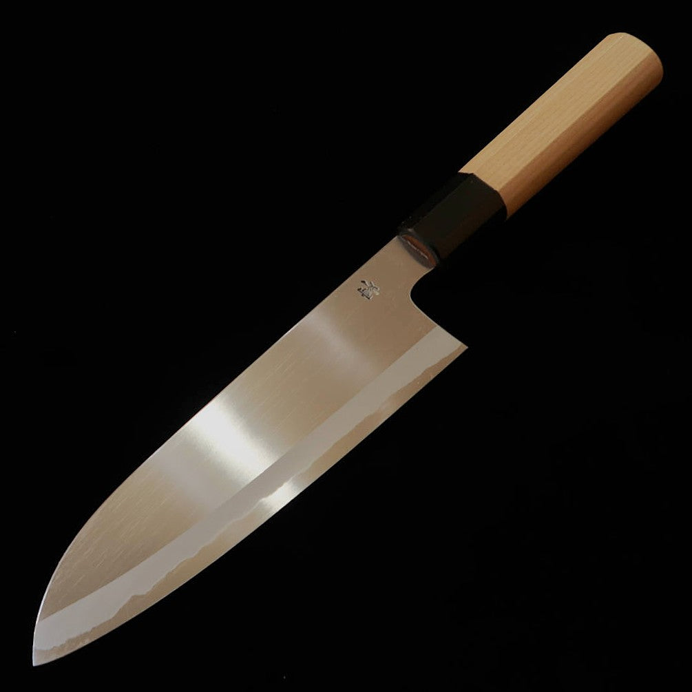 Kagekiyo 景清 En Wa-santoku Aço Yasugi Cabo meia-lua em chifre de búfalo (180 mm)