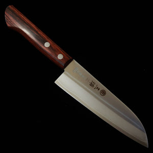 Miura MIURA Santoku Pequena VG1 DP Gold Sem Guarda Cabo de Mogno (140mm)