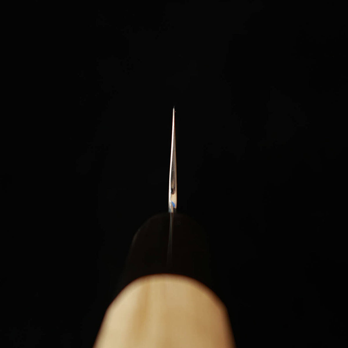 Kagekiyo 景清 En Wa-santoku Aço Yasugi Cabo meia-lua em chifre de búfalo (180 mm)
