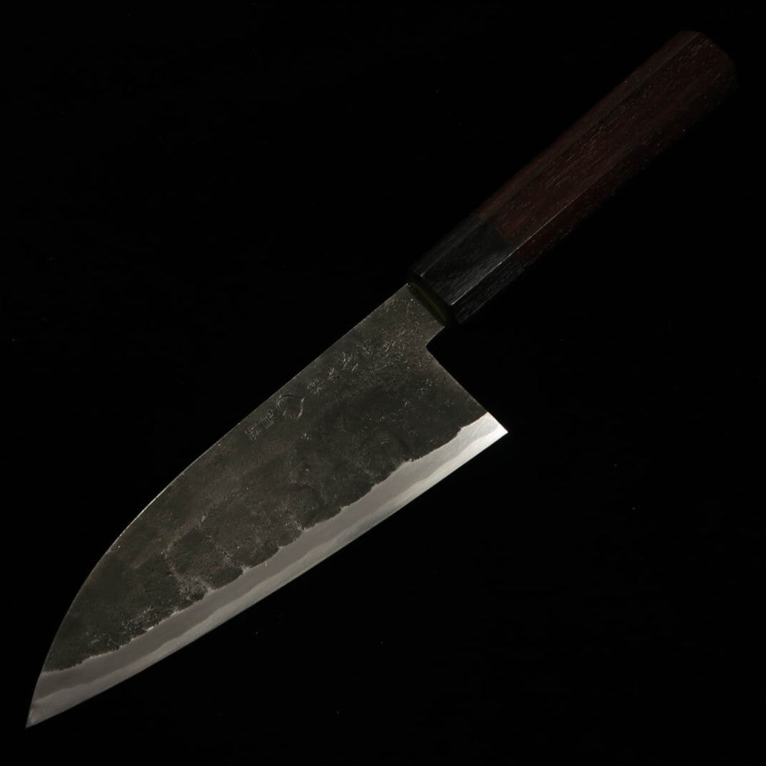 Takeda Hamono TAKEDA, forja a mano Bitchu, Deba mediano, acero Hitachi Aogami Super (150 mm)