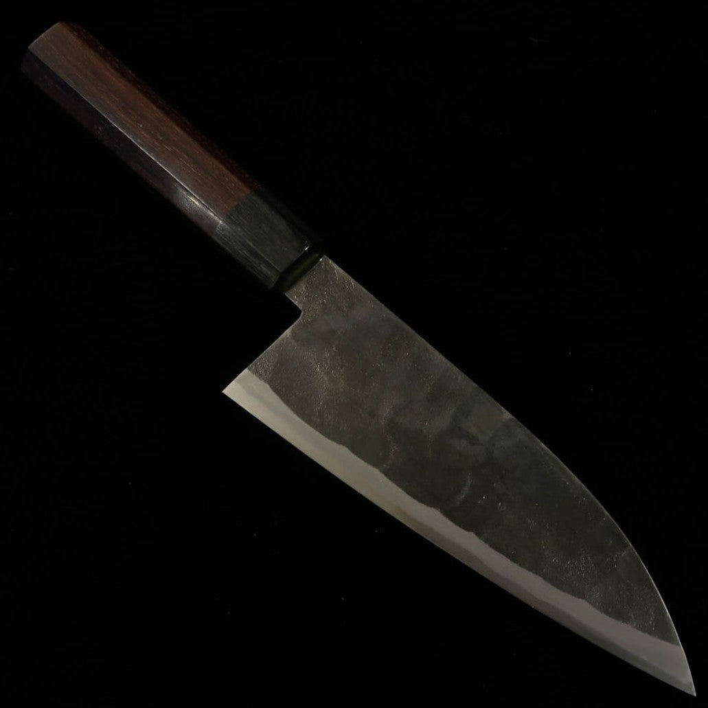 Takeda Hamono TAKEDA, forja a mano Bitchu, Deba mediano, acero Hitachi Aogami Super (150 mm)