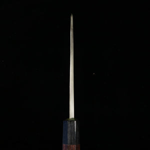 武田刃物TAKEDA　備中手打ち鍛冶　出刃　中　日立青紙スーパー鋼（150mm）