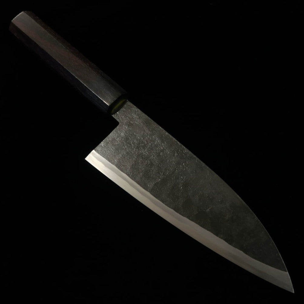 TAKEDA Facas Artesanais de Bitchu Deba Grande Aço Hitachi Aogami Super (180mm)
