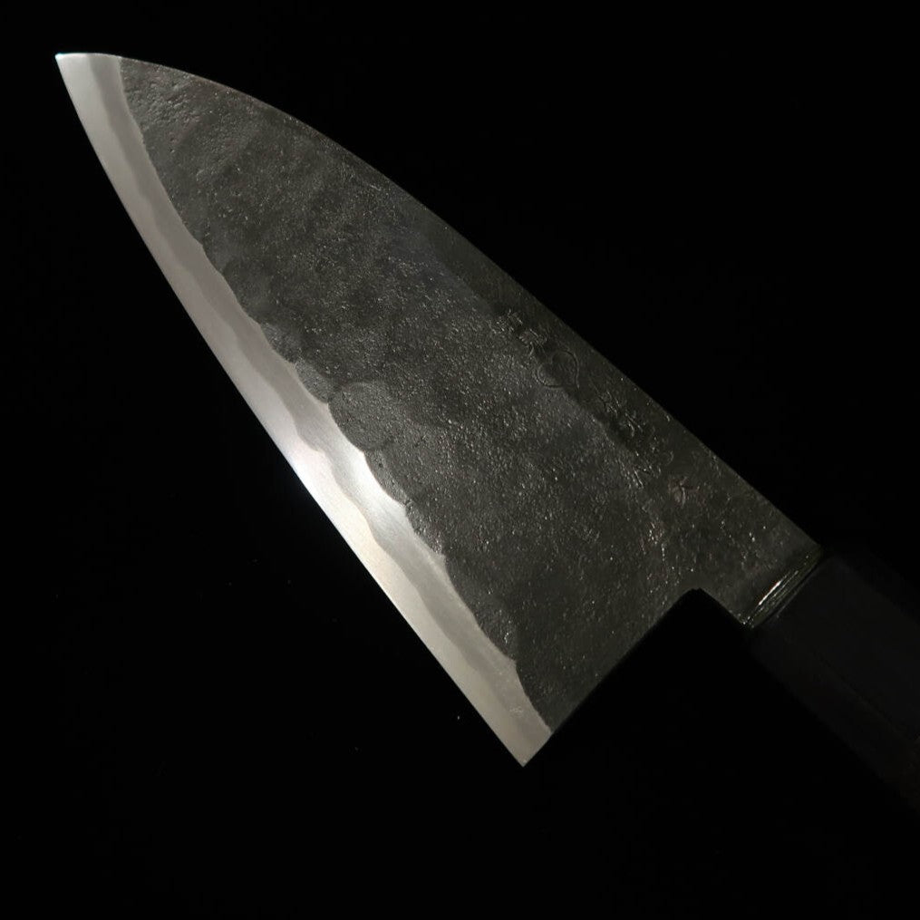 TAKEDA Facas Artesanais de Bitchu Deba Grande Aço Hitachi Aogami Super (180mm)