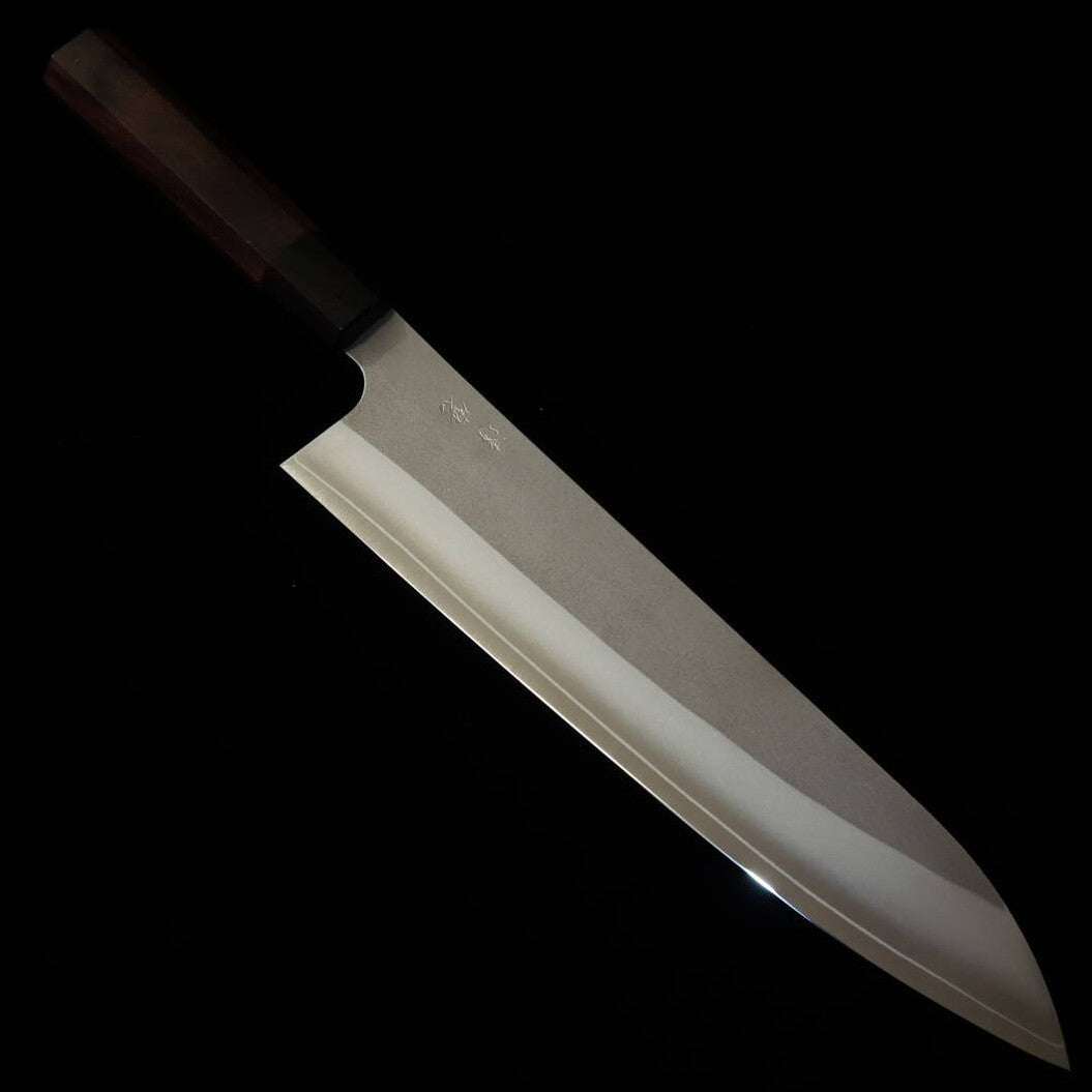 DARUMA HAMONO Gyuto Gin-san n°3 manche octogonal en bois de rose (210/240 mm)