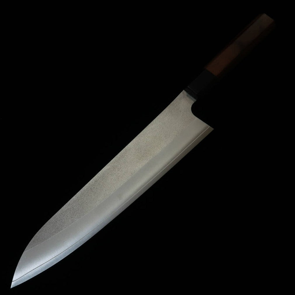 DARUMA HAMONO Gyuto Gin-san n°3 manche octogonal en bois de rose (210/240 mm)