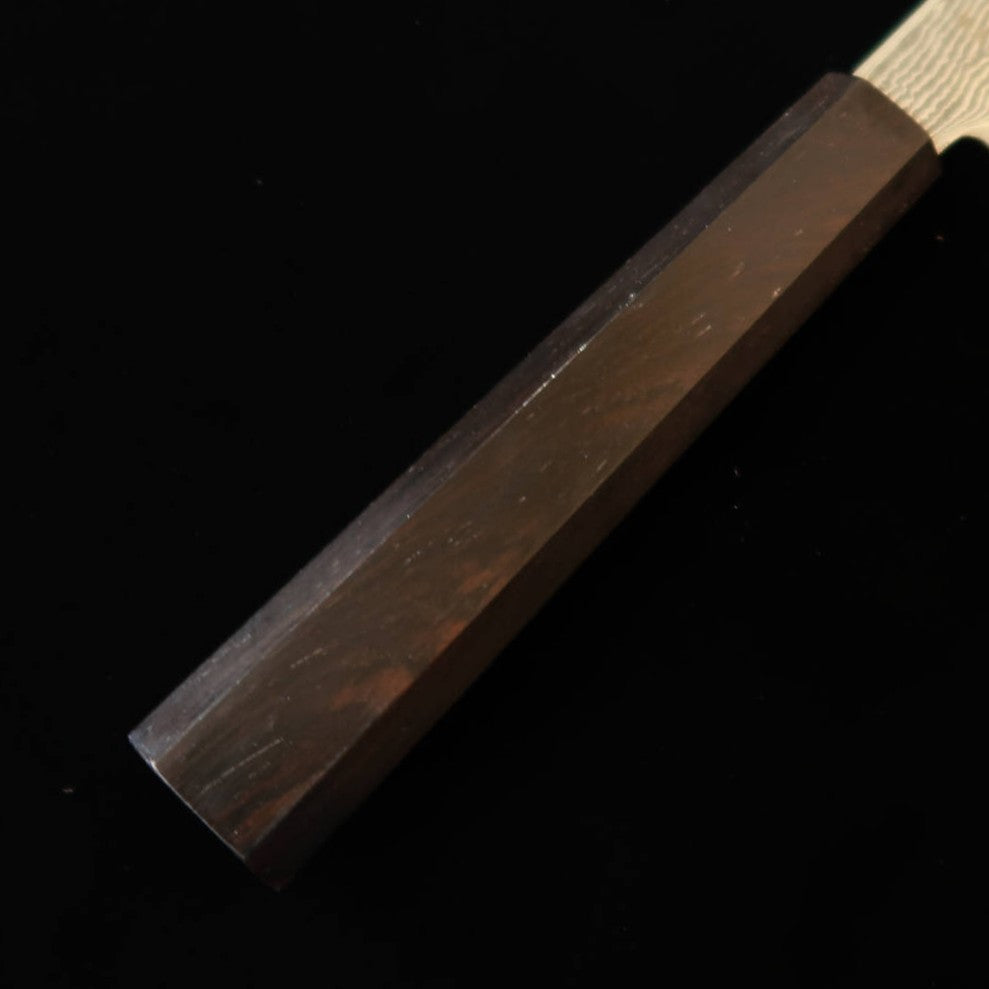 初心 HATSUKOKORO 三徳 銀紙三号 ダマスカス 黒檀一体型柄 (170mm)