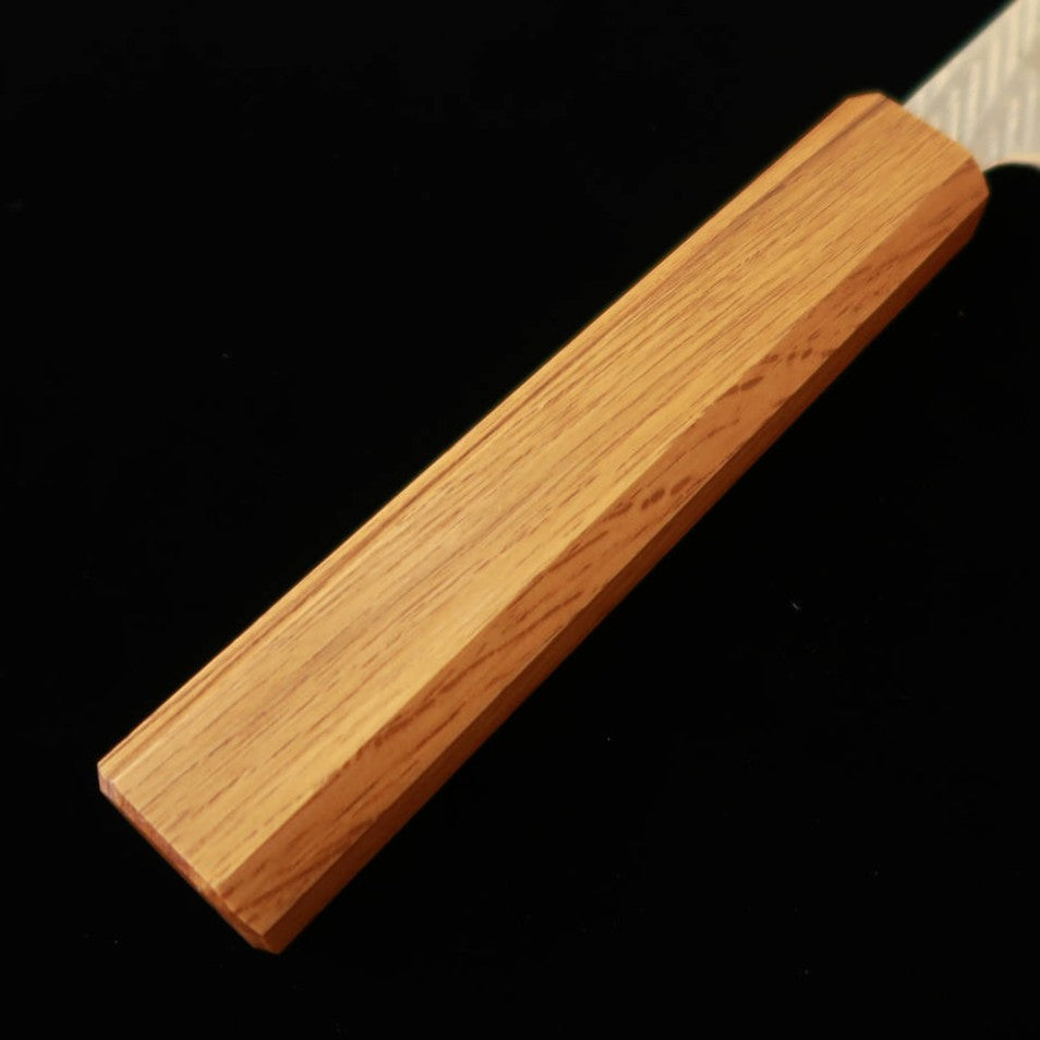 MIURA Nakiri AUS10 Motif torsadé Damas Manche octogonal en chêne (165 mm)