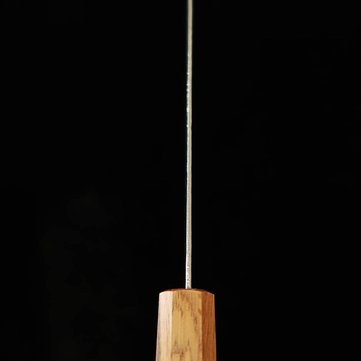 MIURA Nakiri AUS10 Motif torsadé Damas Manche octogonal en chêne (165 mm)