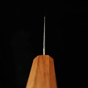 MIURA Nakiri AUS10 Motif torsadé Damas Manche octogonal en chêne (165 mm)
