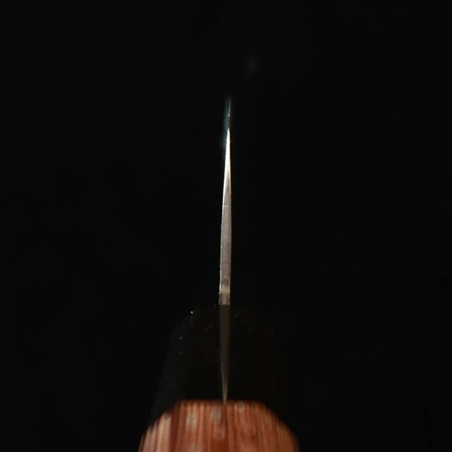 Miura Miura Nakiri VG10 Damasco martillado ennegrecido, mango octogonal de wengué (170 mm)