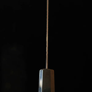 Miura MIURA Gyuto VG10 acabado ennegrecido, Damasco martillado, mango octogonal de wengué (210 mm)