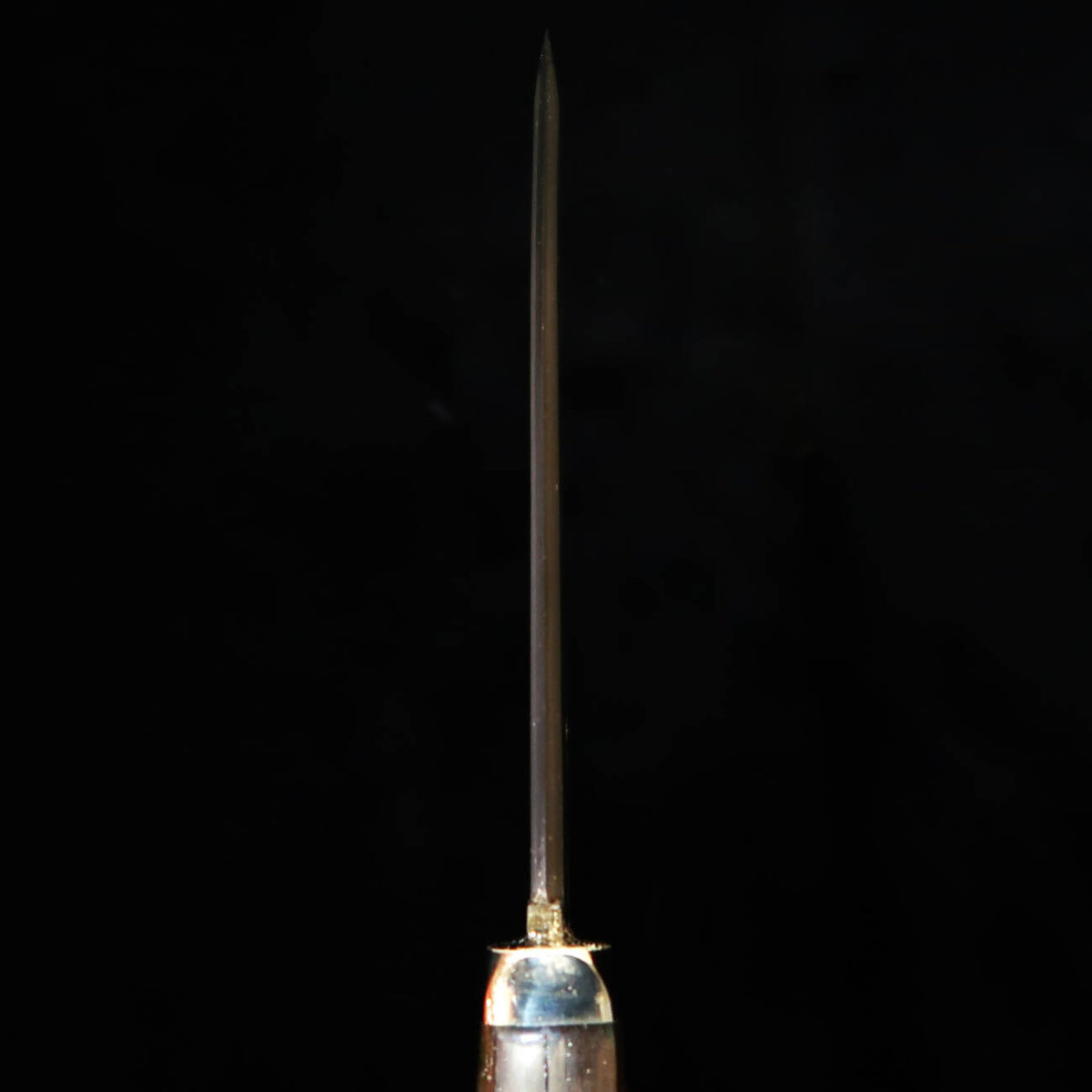 TAKEDA Hamono, forja manual Bitchu, obra de Moriya Masasaku, cuchillo con funda (sheath knife), ébano rayado
