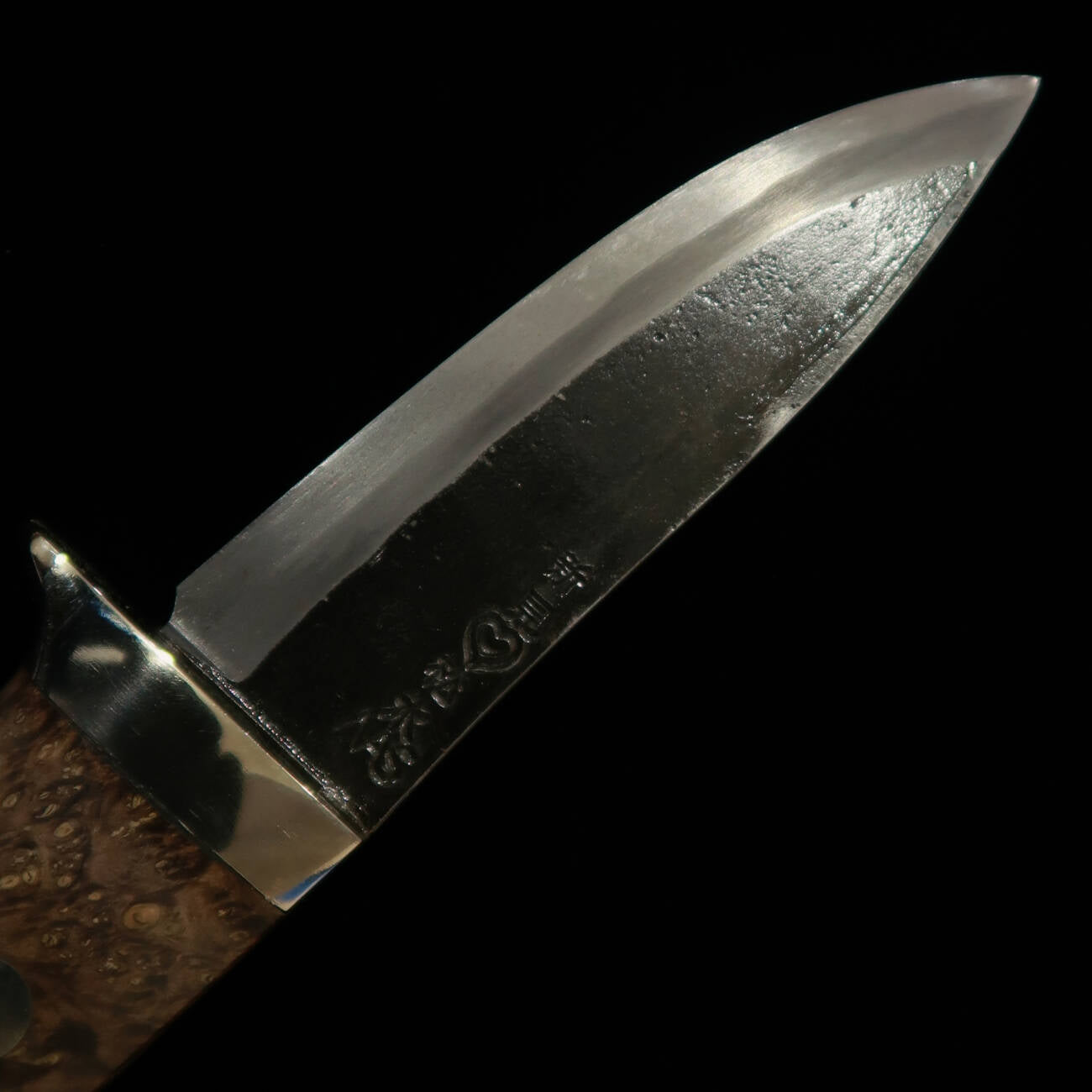 Takeda Cutelaria - Forja artesanal de Bitchu por Masamasa Moriya - Faca de bainha, Buckeye