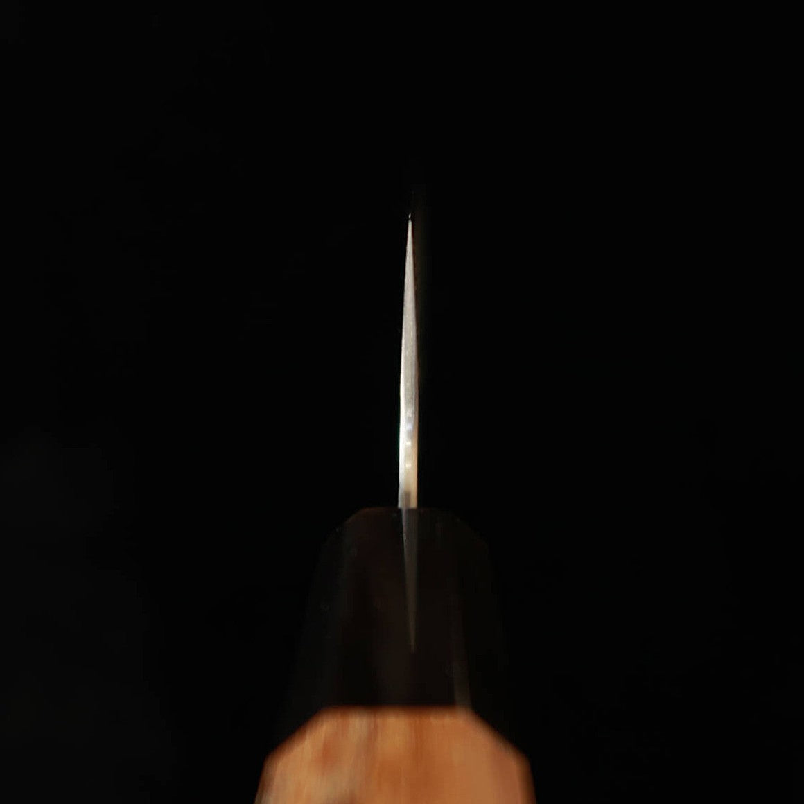二唐刃物鍛造所 NIGARA VG10 槌目ダマスカス 三徳 チーク柄 (180mm)