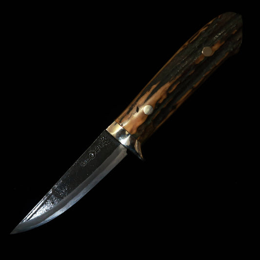 Takeda Hamono - Cutelaria Bitchu artesanal, obra de Masamasa Moriya, faca de bainha Stag B