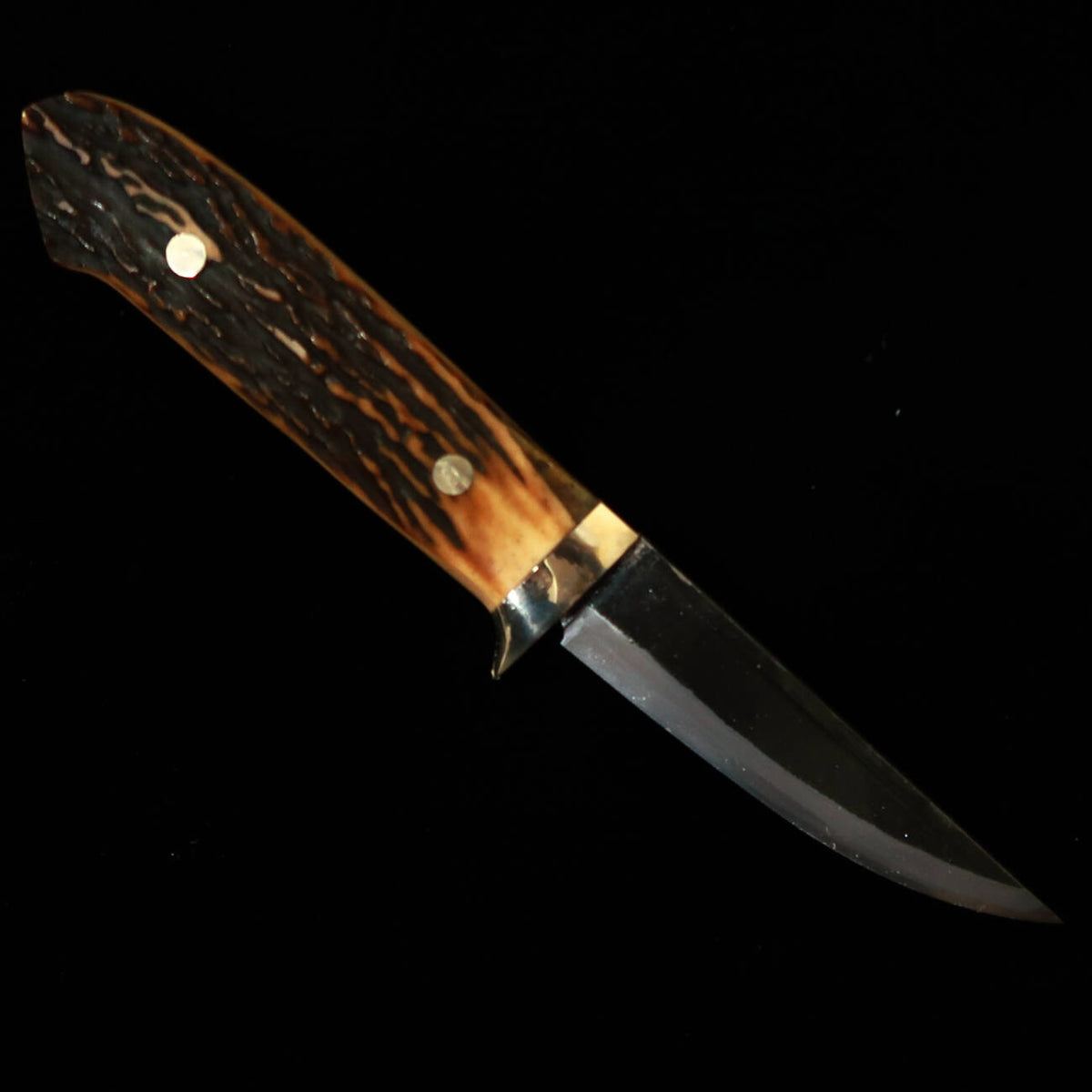 Takeda Cutlery TAKEDA Bitchu Handmade Blacksmith Masasaku Moriya Sheath Knife Stag B