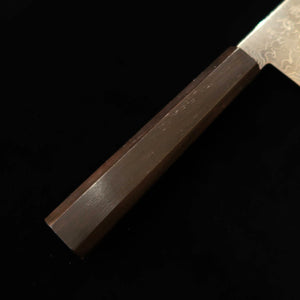 初心 HATSUKOKORO 流氷 切付牛刀 SG2 ダマスカス 磨き 黒檀一体柄（210/240mm）