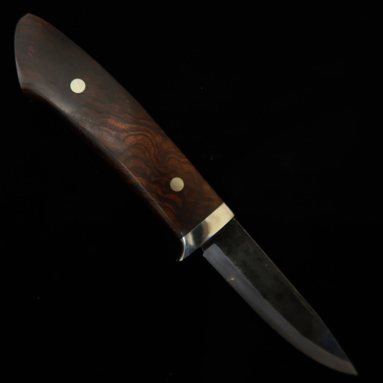 Takeda Cutelaria - Forja artesanal de Bitchu por Masamasa Moriya - Faca de bainha, Ironwood D