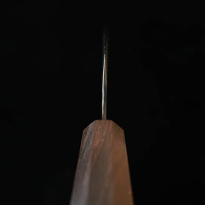 NIGARA SG2 Polished Tsuchime Gyuto with Integrated Ebony Handle (240mm)