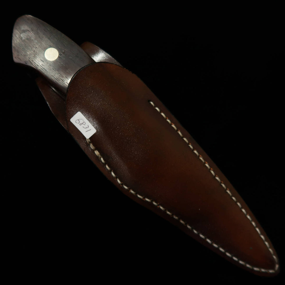 TAKEDA Cutlerie – Forgeron artisanal de Bitchū, œuvre de Masashi Moriya – Couteau fixe, ébène