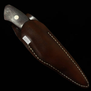 TAKEDA Cutlerie – Forgeron artisanal de Bitchū, œuvre de Masashi Moriya – Couteau fixe, ébène
