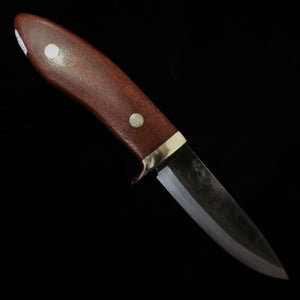 Takeda Hamono forja a mano Bitchū, obra de Moriya Masasaku, cuchillo de funda, Lacewood A